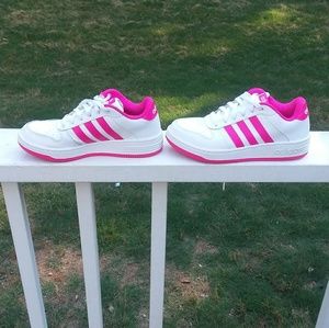 Adidas White and pink
